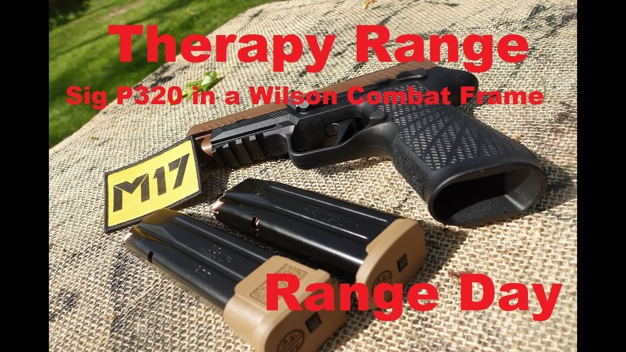 Sig P320 with a Wilson Combat lower on Therapy Range Vol. 138