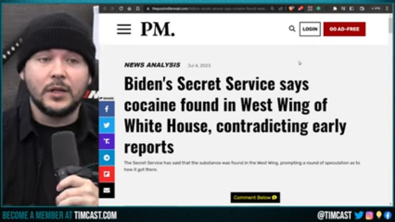 COKE Found In WEST WING, Biden's have Turned White House into CRACK HOUSE, New Photos Of Hunter Leak