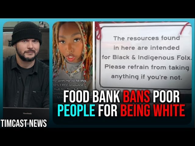 Food Bank BANS WHITE PEOPLE For Being WHITE, Says Only Black & Indigenous Get Food