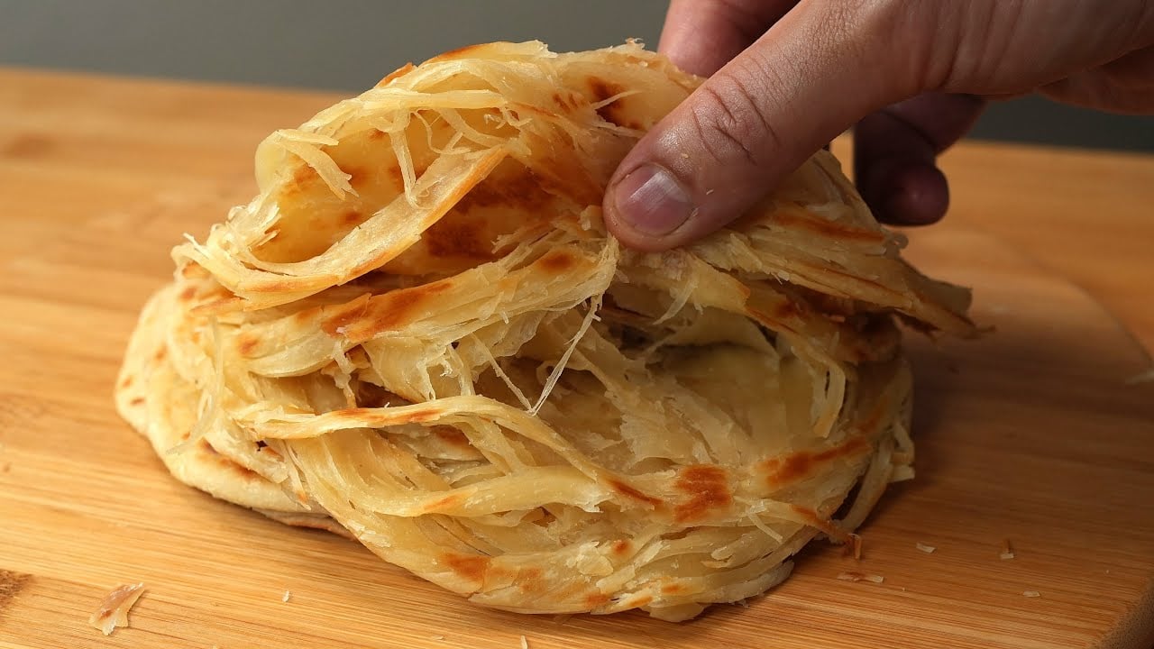How to Make Flaky Layered Bread in Minutes! Without Yeast or Oven! 😍Anyone Can Make It💯% !!