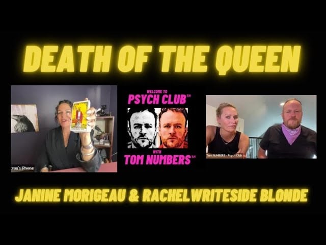 JANINE MORIGEAU discusses Death Of Queen Elizabeth with Tom Number & Rachel WriteSide Blonde 👑🃏