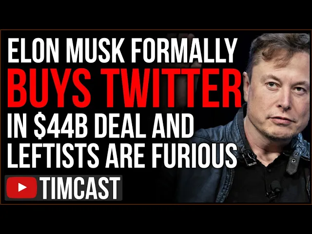 ELON MUSK BOUGHT TWITTER In $44B Deal, Journalists And Leftists In  PANIC MODE As Free Speech WINS