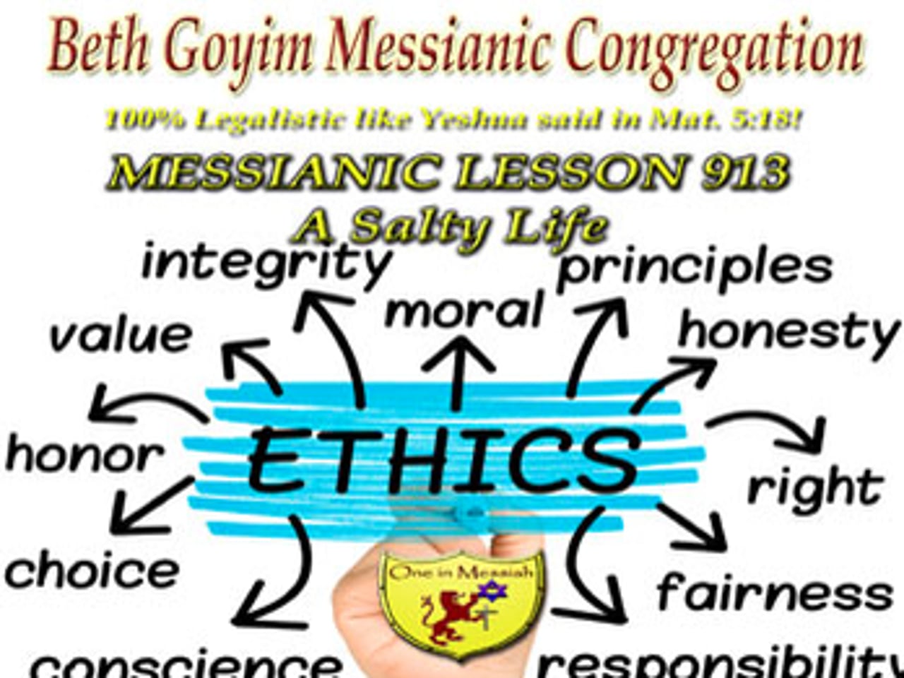 BGMCTV MESSIANIC LESSON 913 A SALTY LIFE