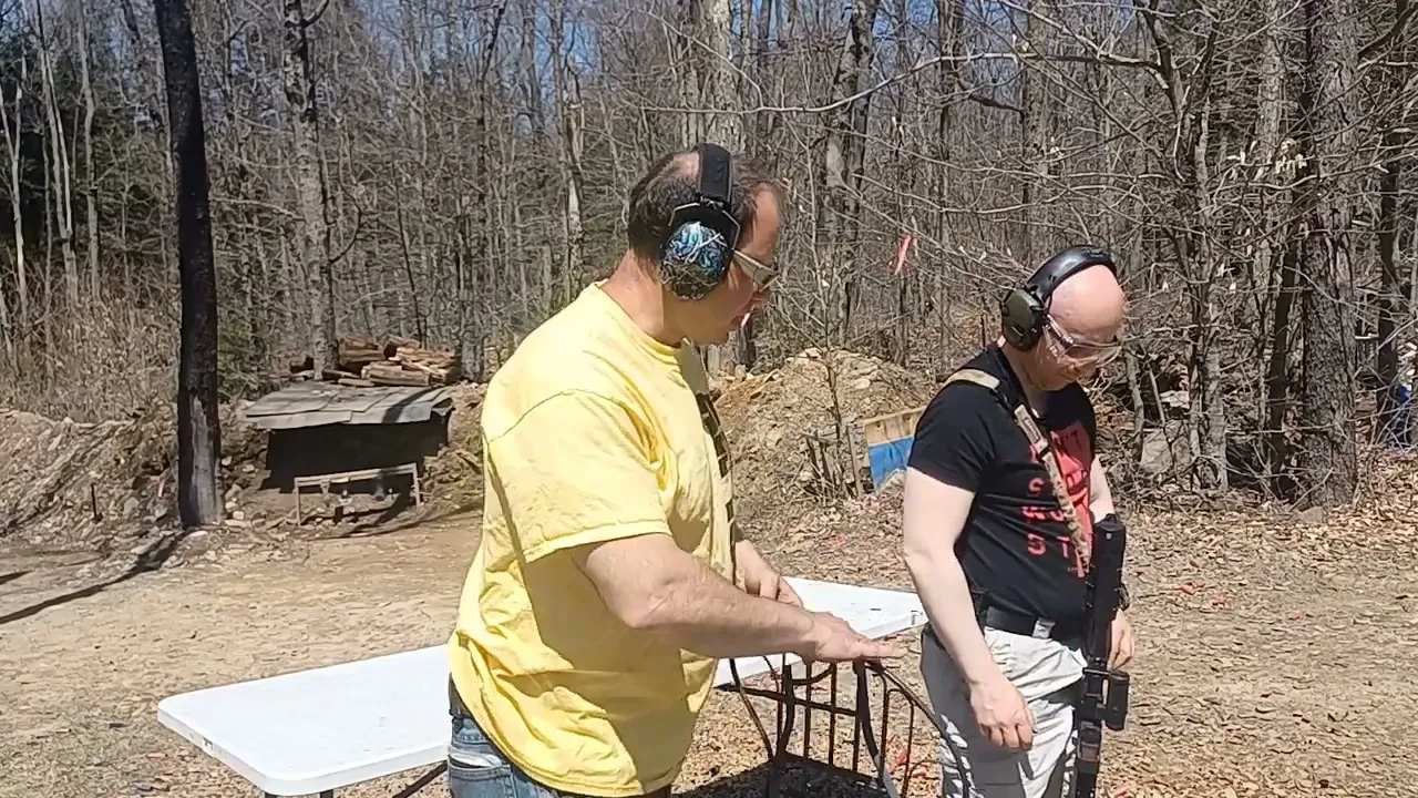 Driver shooting drills with Brash Tactical Single-Point Sling