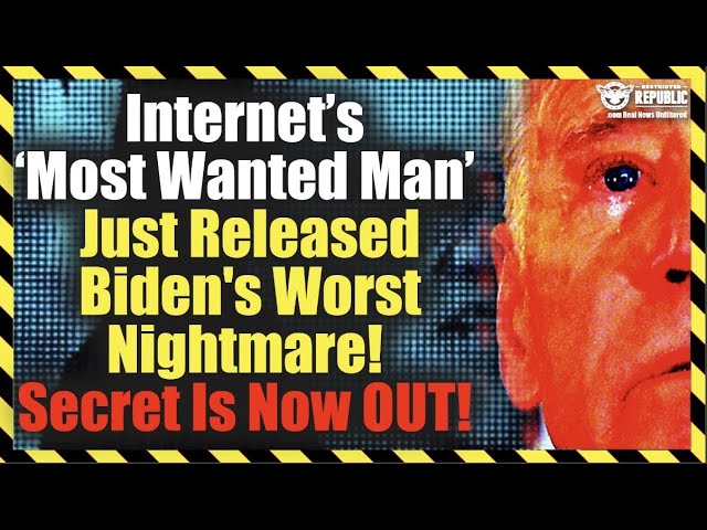 Internet's 'Most Wanted Person' Just Unleashed Biden's Worst Nightmare!  The Secret Is Out!