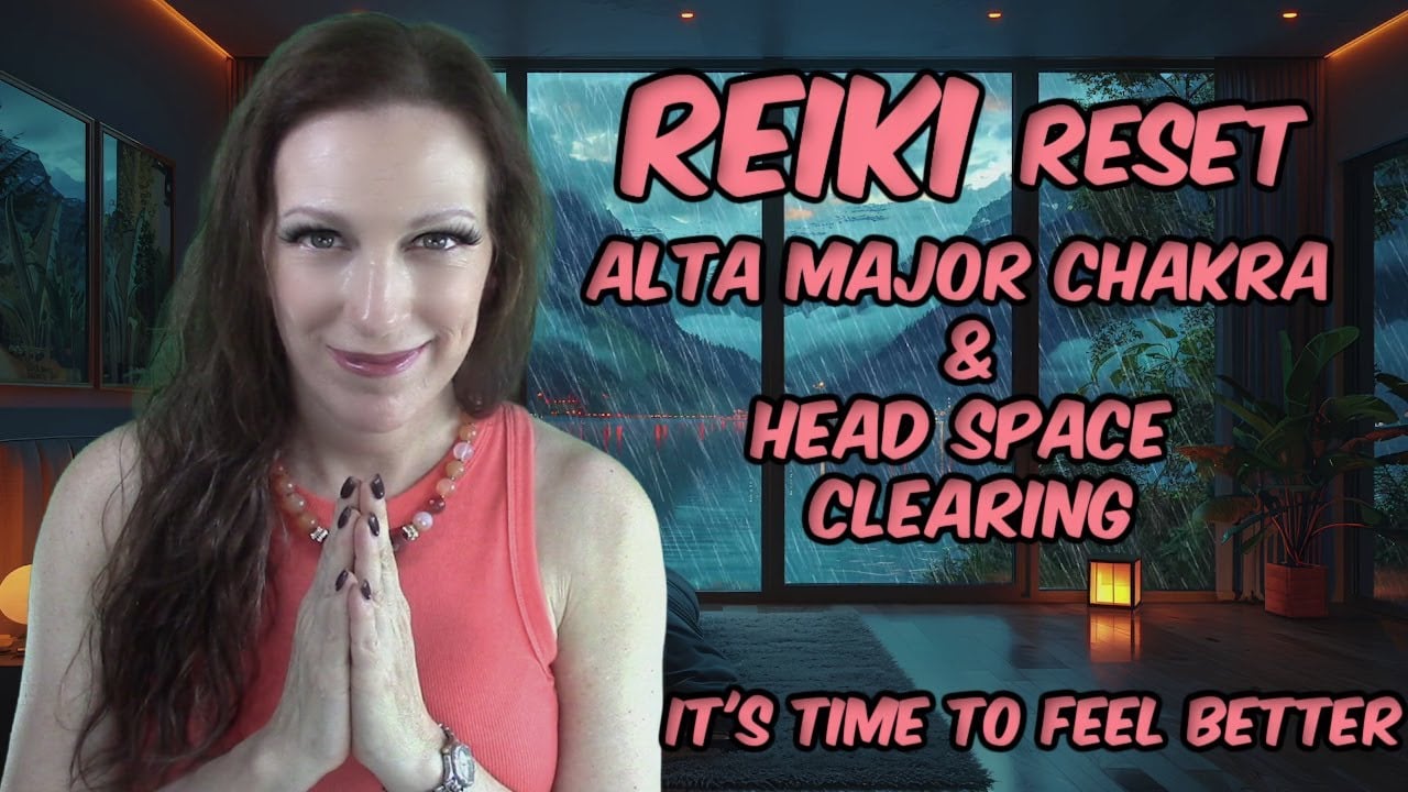 Reiki✨Clearing The Alta Major Chakra &  Head Space😊Crystals & Smudge💎Uplifting Energy Reset