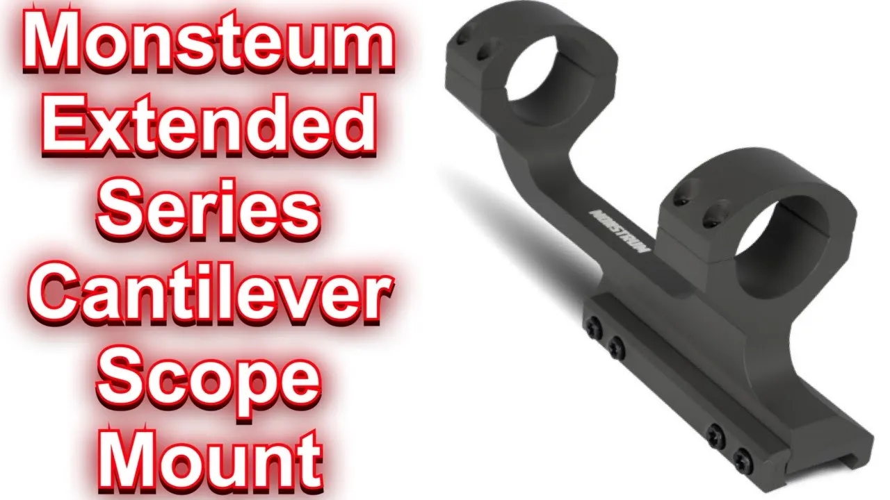 Monstrum Extended Series Offset Cantilever Picatinny Scope Mount