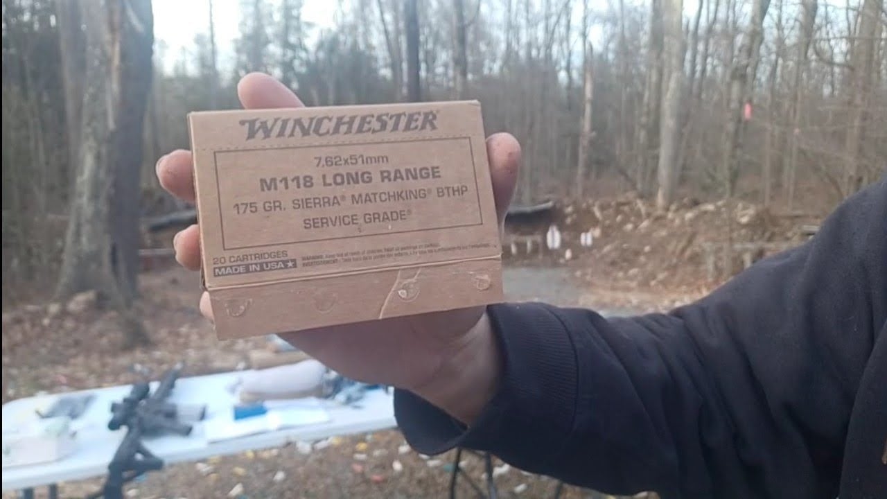Winchester M118 in Palmetto AR-10  .5moa