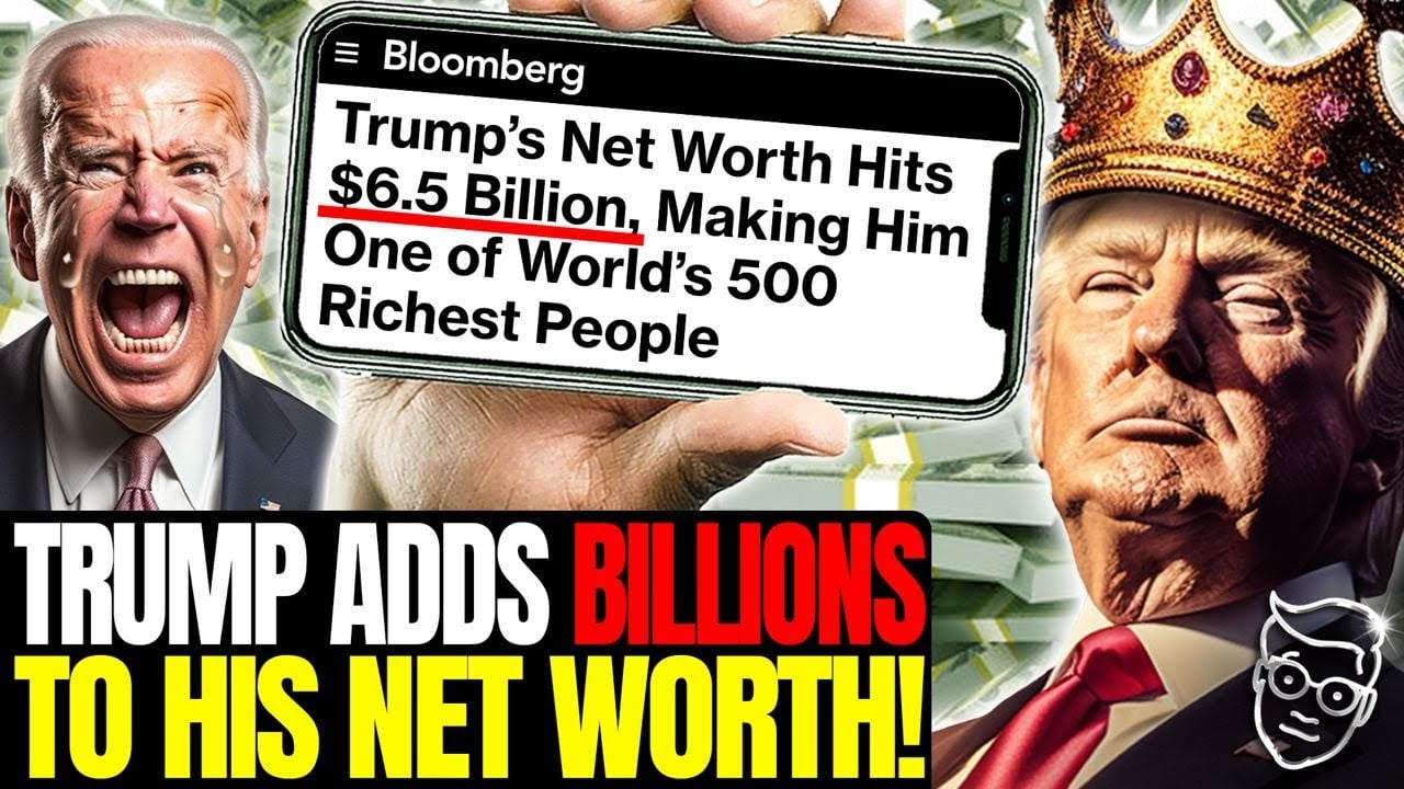 Libs MELT DOWN as Trump Net Worth Hits $7Billion after Truth Social Stock SURGES  | Cases COLLAPSE
