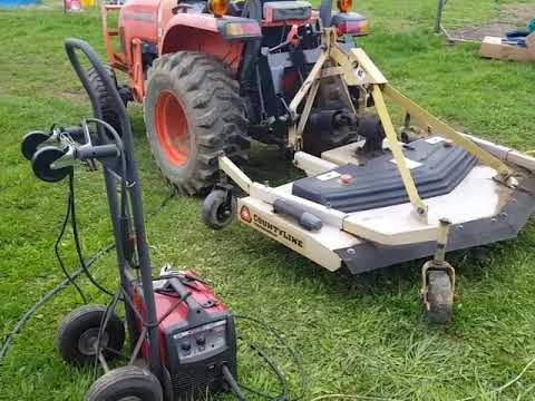 Harbor Freight Quick Hitch with Country Line Finishing Mower modification