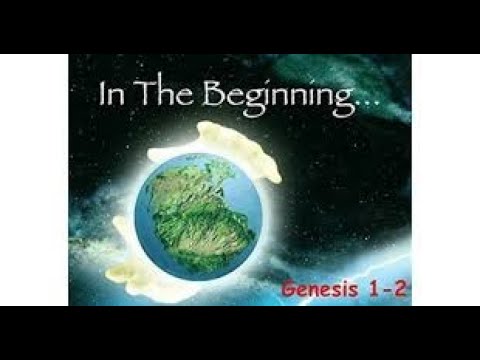 In The Beginning (Gen. 1:1-13)