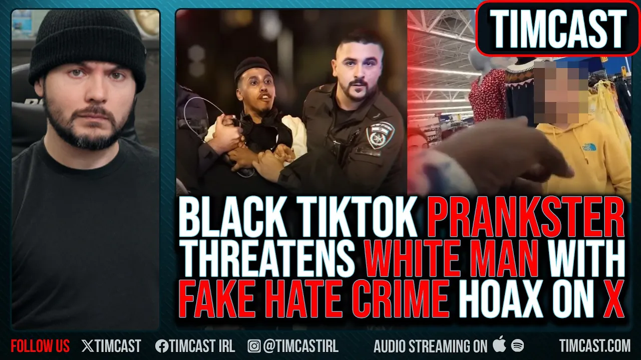 Black TikTok Prankster Threatens White Man With FAKE RACEHOAX, Nuisance Streamer Faces PRISON