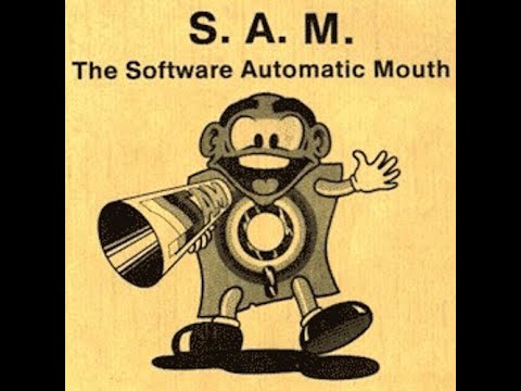 S.A.M. speech synthesizer for the commodore 64 computer