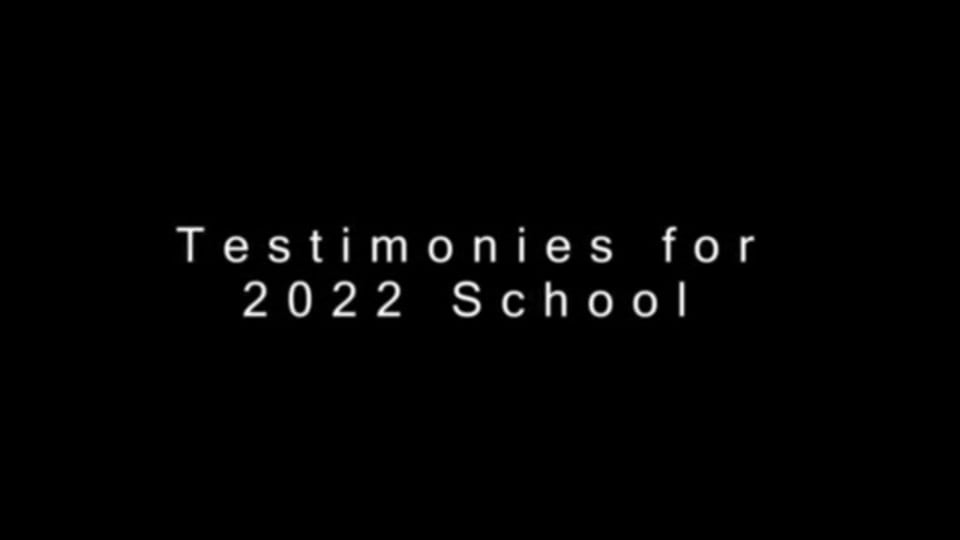06.15.2023 Testimonies Women-School Of The Prophets 2022