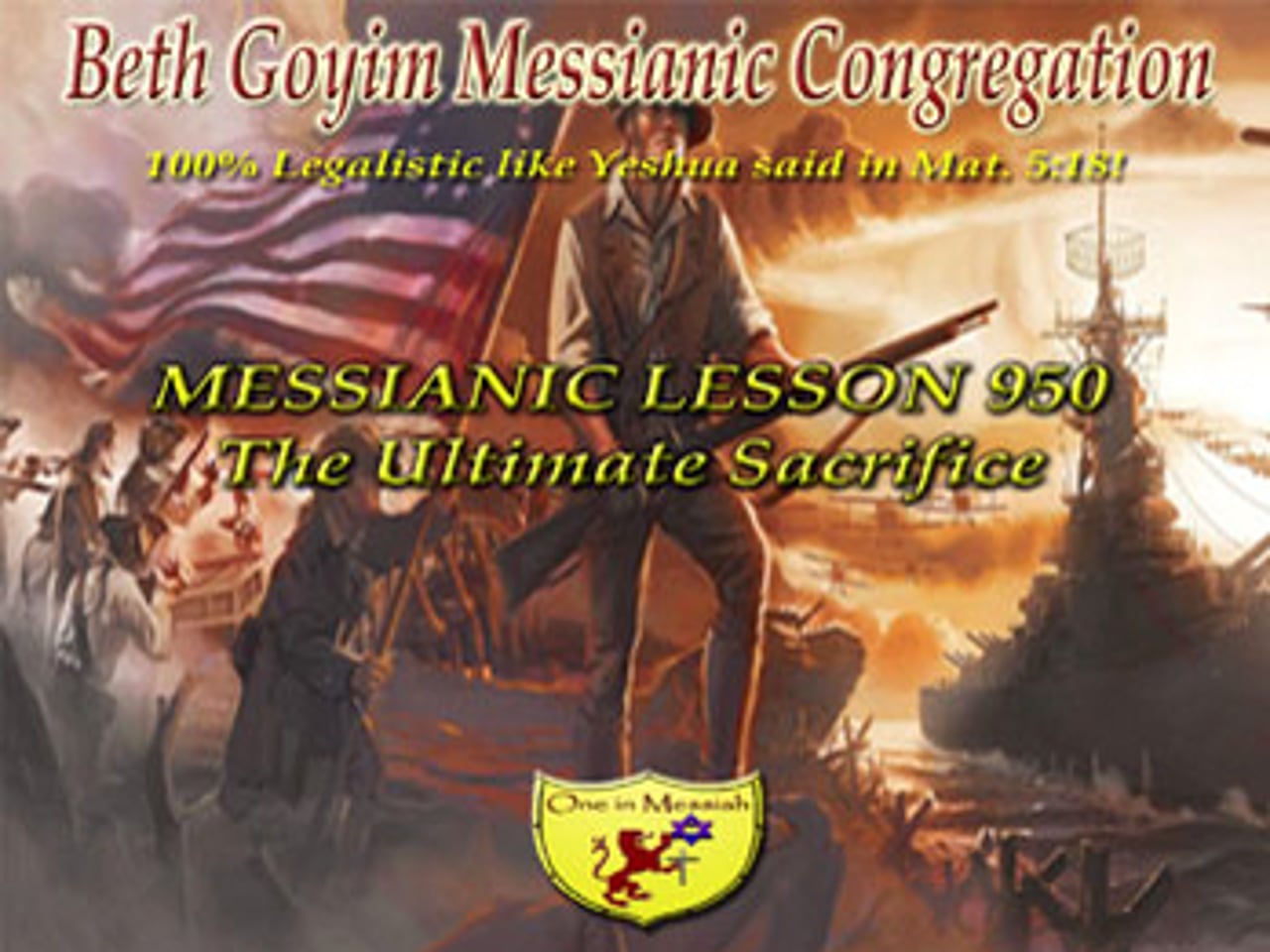 BGMCTV MESSIANIC LESSON 950 THE ULTIMATE SACRIFICE
