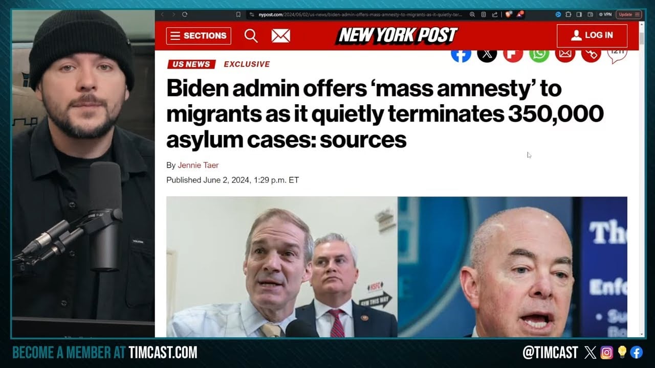 Biden Grants MASS AMNESTY To Illegal Immigrants, 3.5M NEW CITIZENS Granting Voting Rights Since 2020