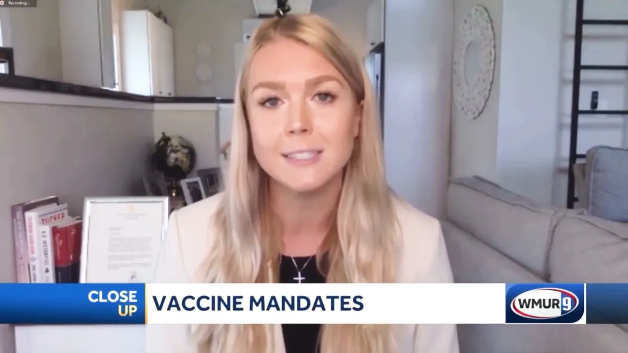 Karoline Leavitt blasts mask and vaccine mandates on WMUR9