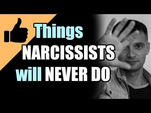 Narcissists never do this...