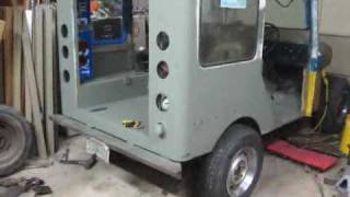 dj5 postal jeep project part- 6 ford 8.8 axle swap