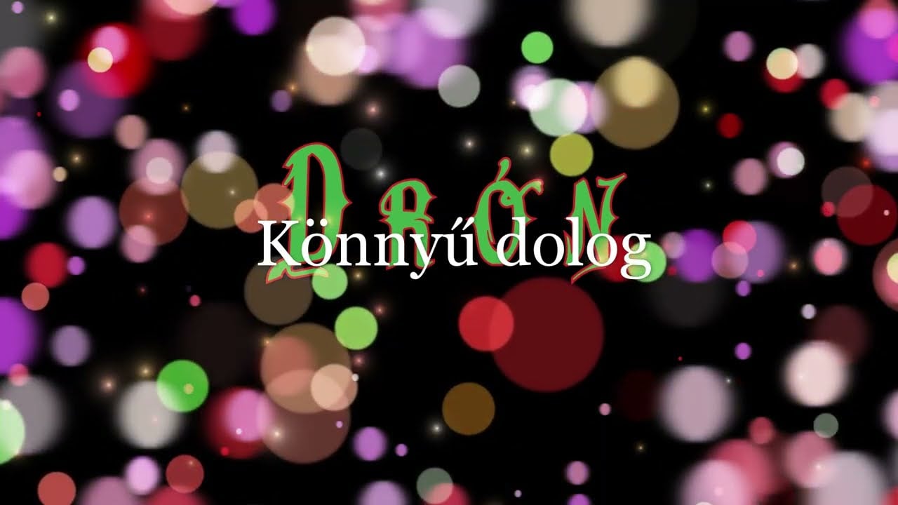 Drón ¦ Könnyű dolog (hivatalos dalszöveges audió)