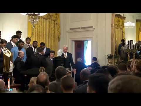 President Trump Welcomes LSU Tigers to White House
