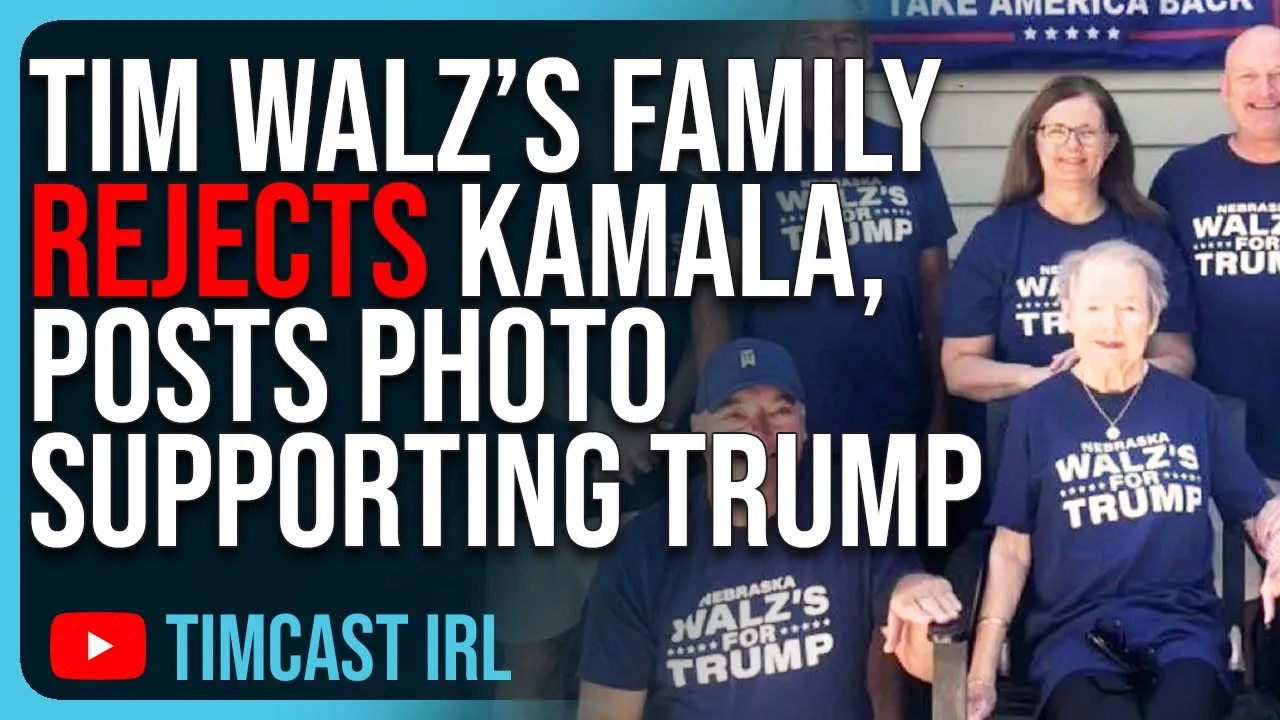 Tim Walz’s Family REJECTS Kamala, Posts Photo SUPPORTING TRUMP