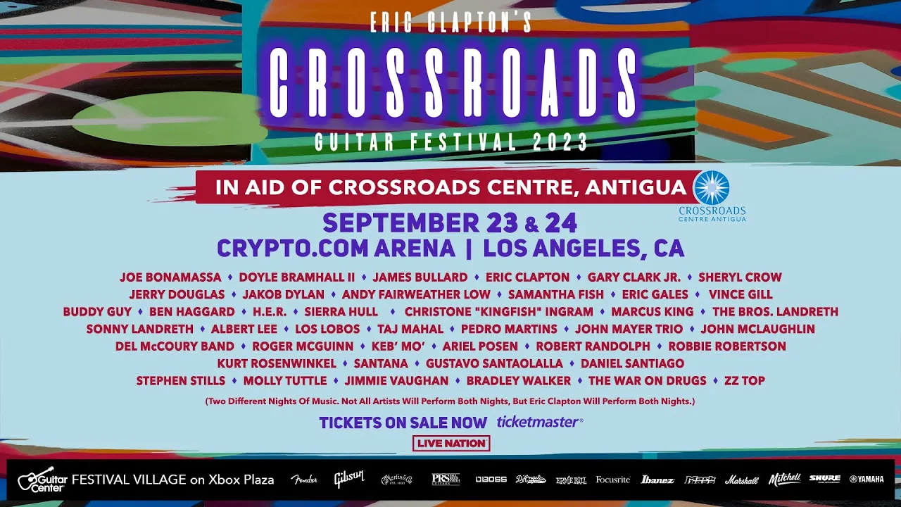Eric Clapton's Crossroads Guitar Festival 2023 [Interview]