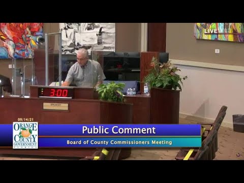 Dr Kevin Stillwagon Demands attention at - Board of County Commissioners Meeting
