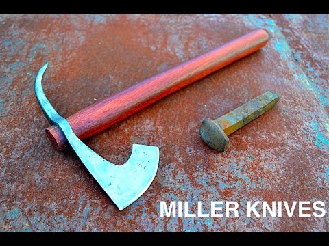 Forging a Tomahawk from a Railroad Spike