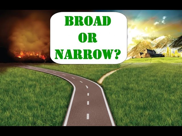 Narrow road to the kingdom of God