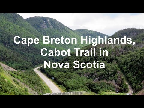 Cape Breton Highlands, Cabot Trail in Nova Scotia