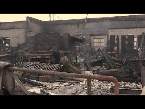 DIXIE FIRE: Raw video of drive through of the devastation on Greenville