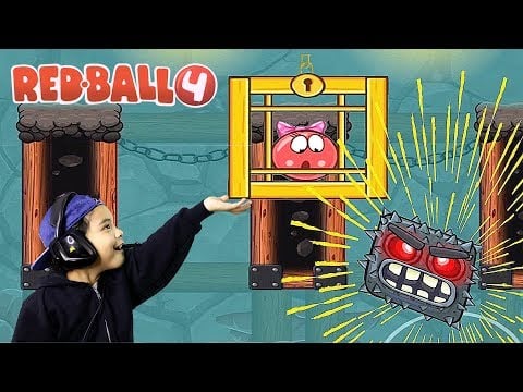 Red Ball 4 - into ta caves | Part 1 | new update