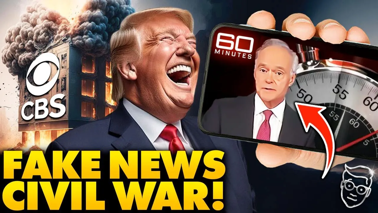 60 Minutes Anchor Has On-Air MELTDOWN Over Trump $10B Lawsuit, ATTACKS CBS News as Execs Mass RESIGN