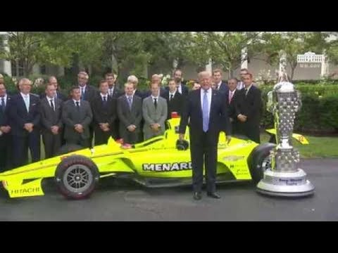 Trump Greets the 103rd Indianapolis 500 Champions: Team Penske! John Dean Is A Loser ! PCVtv