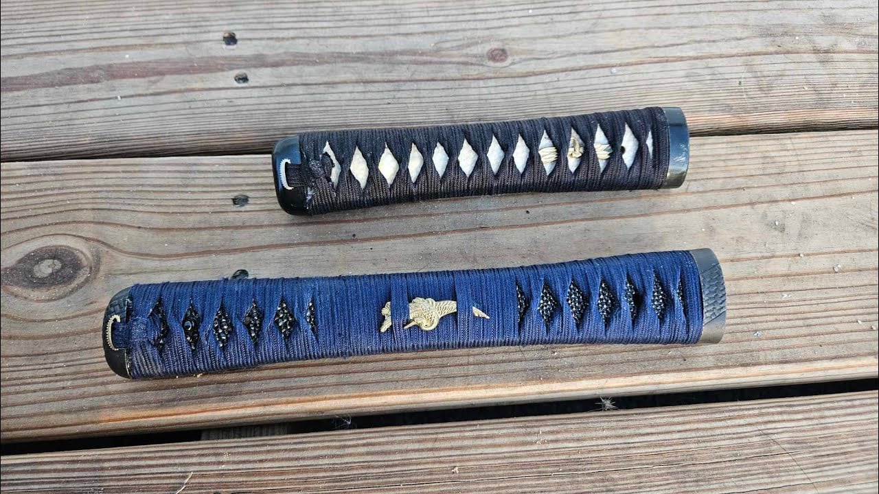 New Silk Tsukamaki For Katana And Wakizashi