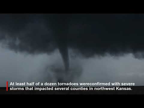 Tornado • Kansas • Thunderstorm • Hail | Tornado slams Sheridan County town of Selden