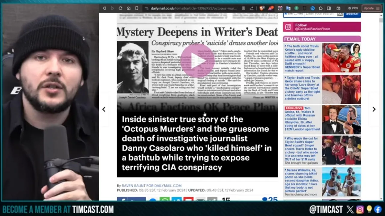 Journalist ASSASSINATED By Ex Government Agents After Trying To EXPOSE CIA Plot Documentary Claims
