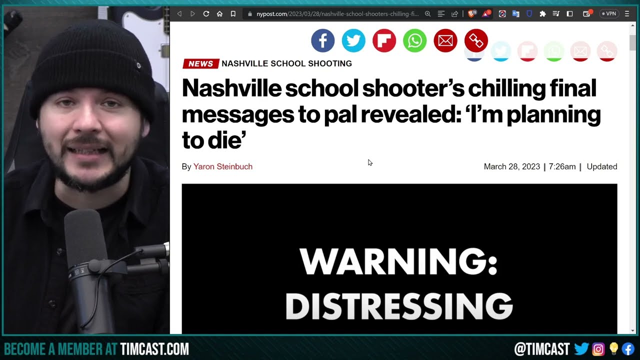 NEW Info, Texts Released From Trans Nashville Perpetrator, Leftists Call For Taking Up Arms