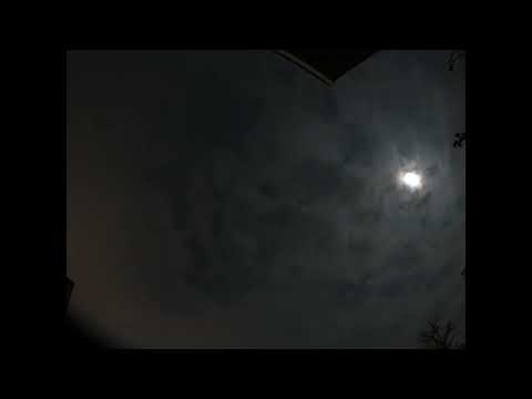 Night Time Lapse 15/16th March 2022 - with Mega Moon Halo