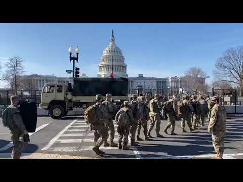 American Troops descend on Washington D.C.
