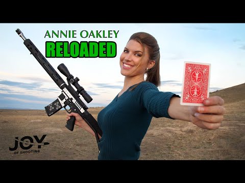 AR15 Card Split Trick Shot | Annie Oakley RELOADED
