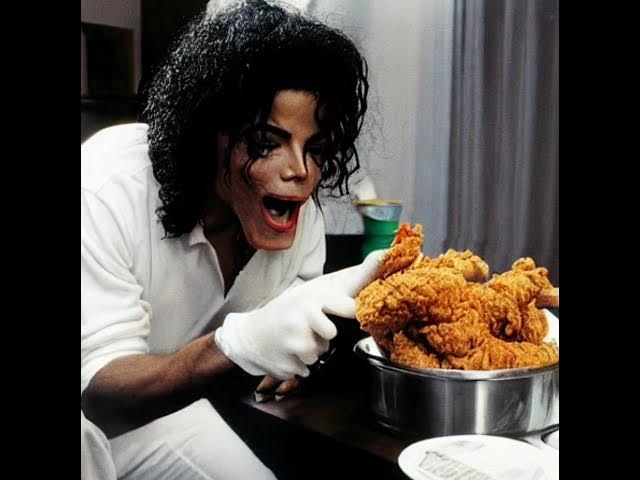 MICHAEL JACKSON COOKING FRIED CHICKEN