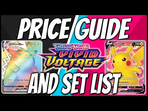 Official Pokemon Vivid Voltage Set List and Vivid Voltage Card Price Guide.