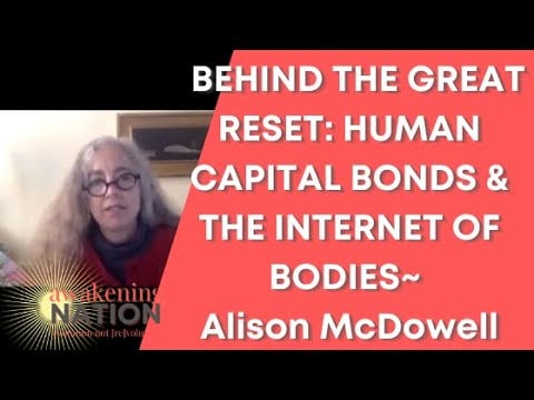 THE GREAT RESET: HUMAN CAPITAL BONDS & INTERNET OF BODIES ~ ALISON MCDOWELL