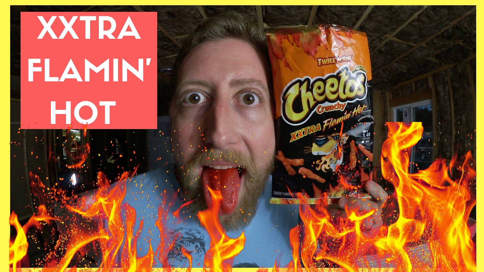 XXTRA Flamin Hot Cheetos Challenge - SOLO No Water WIN!