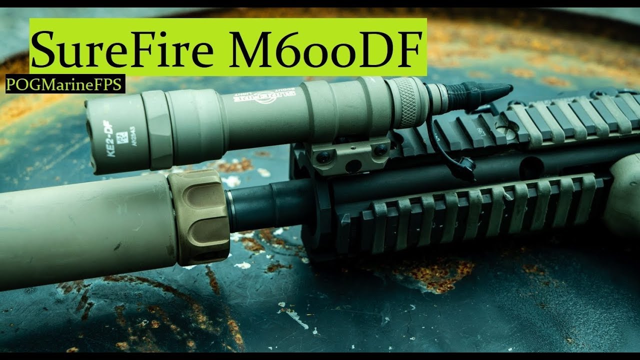 SureFire Scout M600DF Dual Fuel Weapons flashlight Unboxing