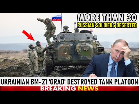 Huge Russian Elite Platoon BLOW UP by Ukrainian 'GRAD'!