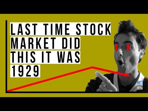 The Last Time the Stock Market Did THIS, It Was 1929!