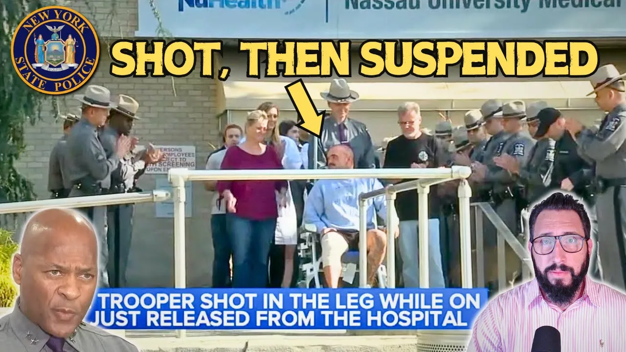 Hero State Trooper SUSPENDED After Being Shot by "Stranded Motorist"